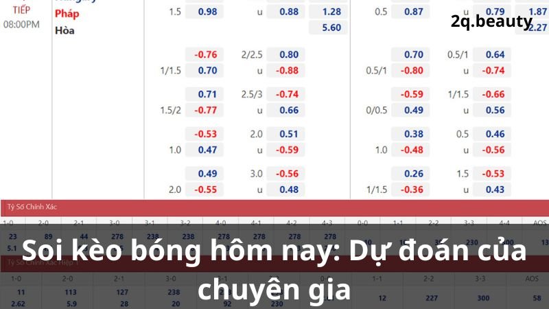 Soi kèo bóng hôm nay: Dự đoán của chuyên gia 2024 6 Giới thiệu về soi kèo bóng hôm nay