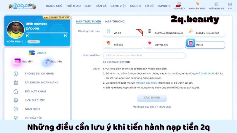 Nạp Tiền 2Q - Đơn Giản, Nhanh Chóng Và An Toàn 3 image 8